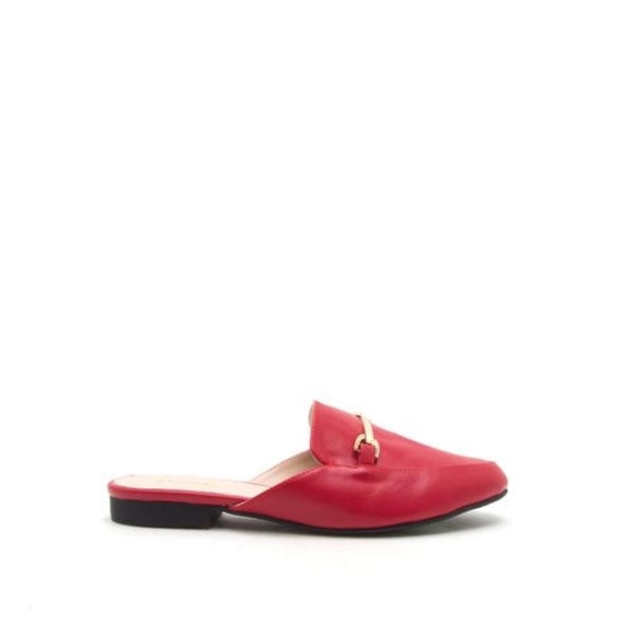 Last Pair Sale! Red Mules Size 6.5 - Picture 2 of 3